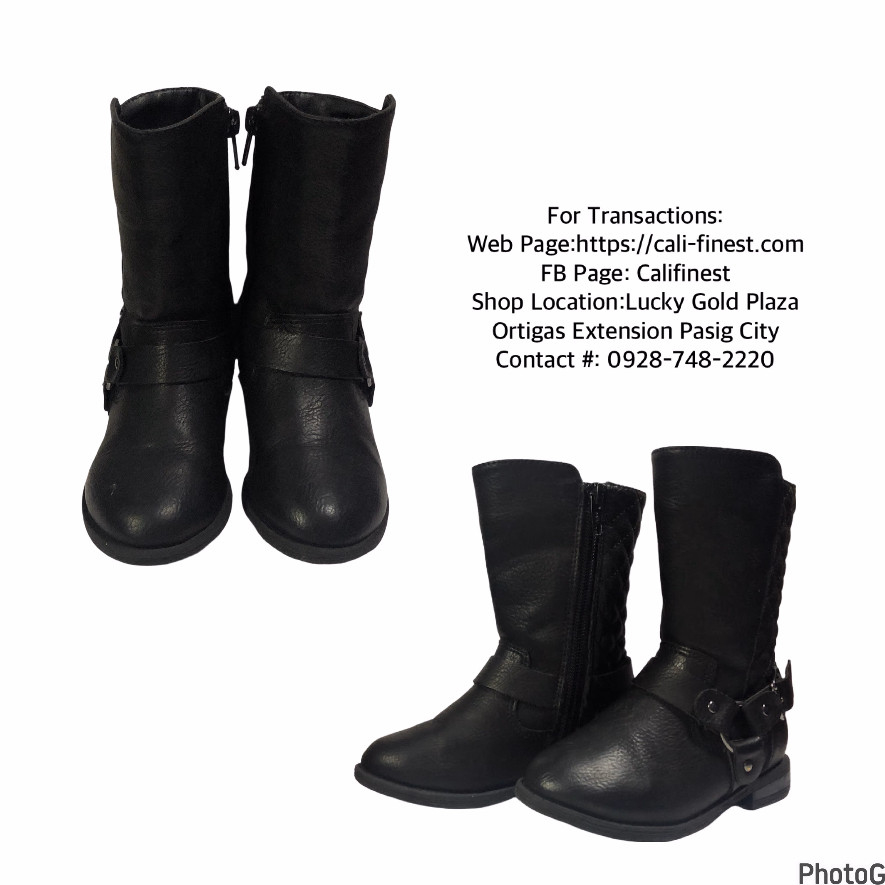 Wonder Nation Toddler Girls Tall Riding Black Boots