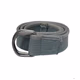 Canvas Web D Ring Belt Silver Buckle Military Style for Men & Women