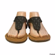Andiamo Suede Silver Flat Sandals for Womens
