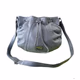 Kenneth Cole Leather Crossbody Bag for Women Grey