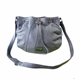 Kenneth Cole Leather Crossbody Bag for Women Grey