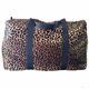 Lancome Womens Leopard Print Travel Duffle Bag