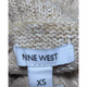 Nine West Beige Sweater Turtleneck XS