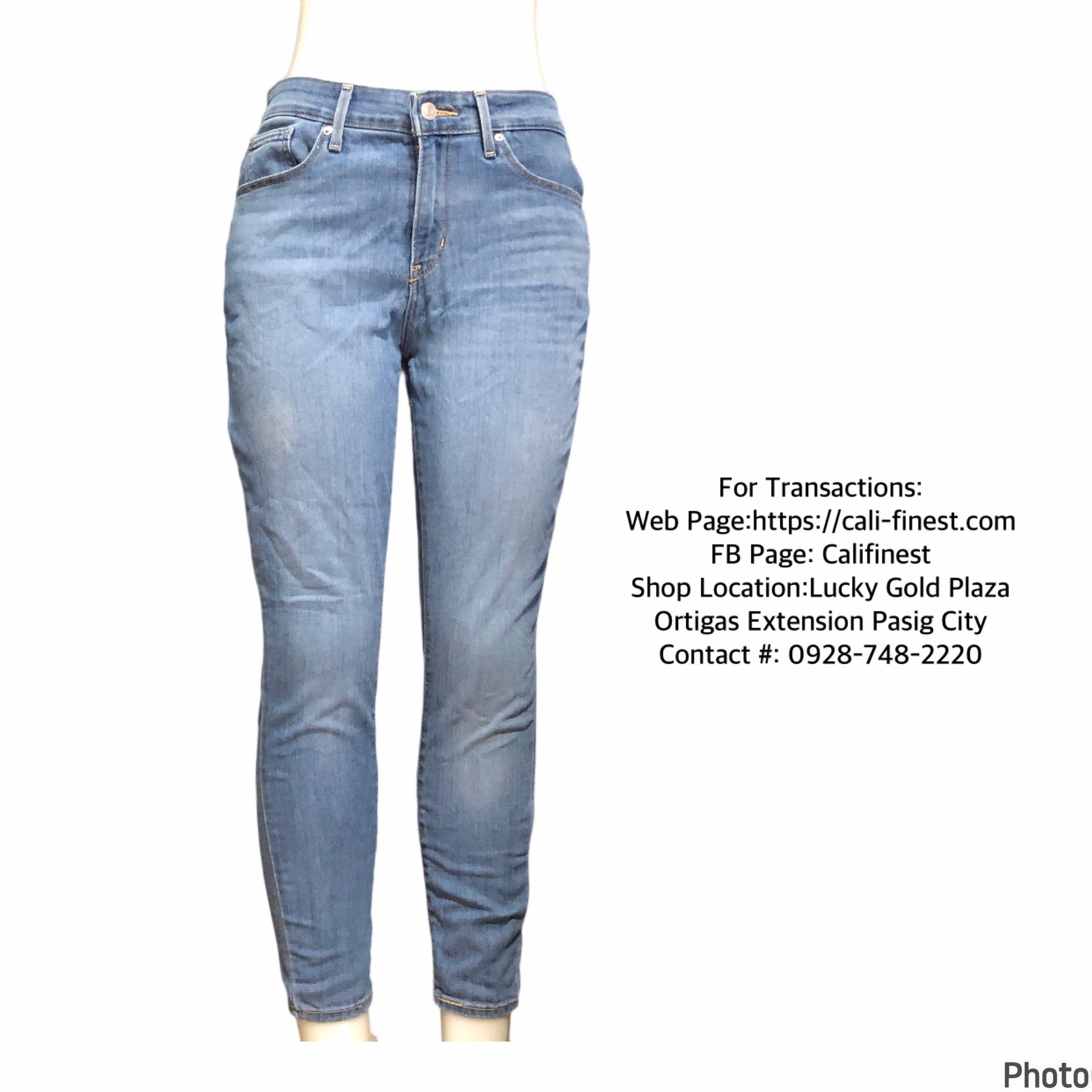 Signature by Levi Strauss Womens Mid Rise Skinny Jeans   B#410 