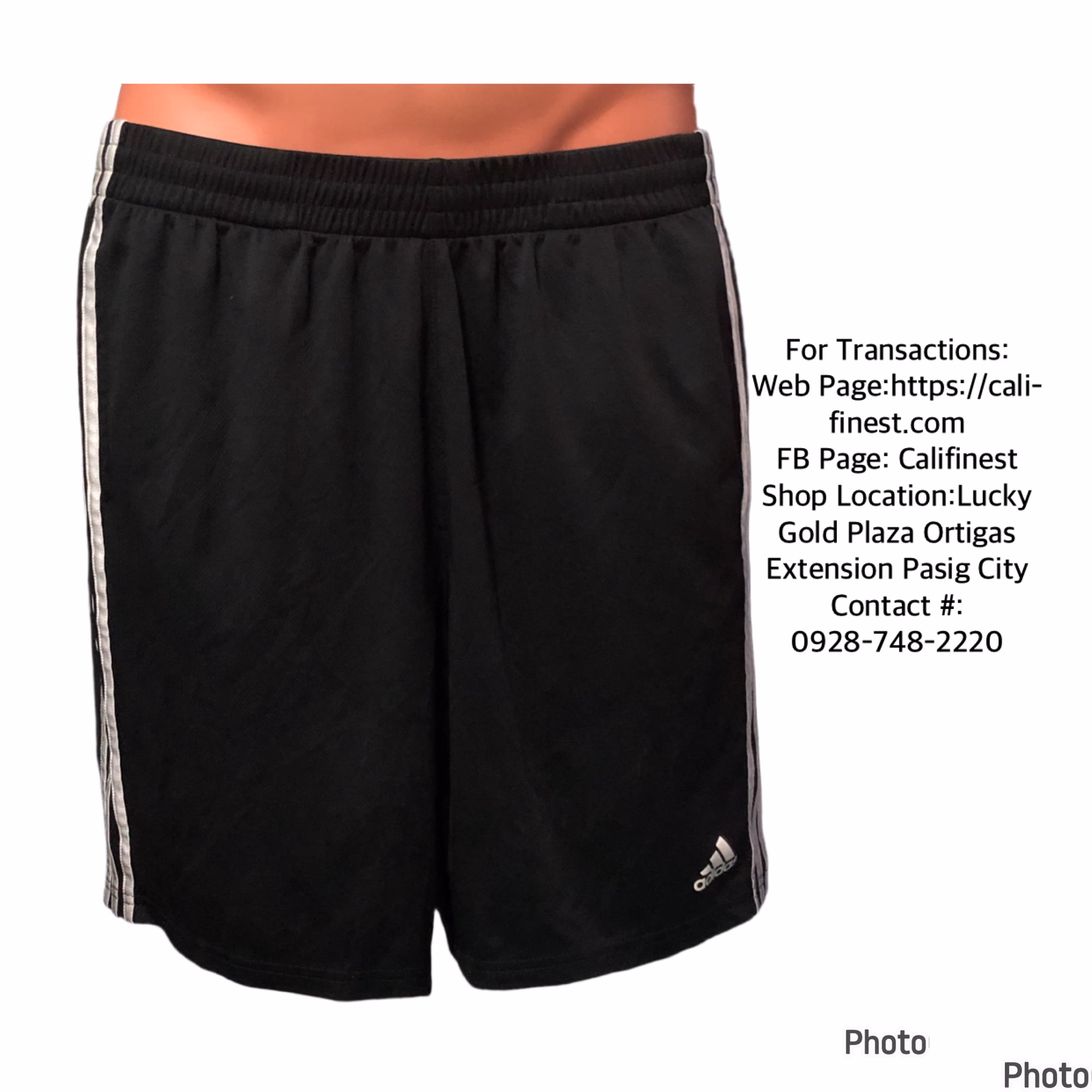 Adidas Mens Black Short XL  B#460  
