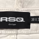 RSQ Mens Slim Taper White Denim Jeans 30 x 30