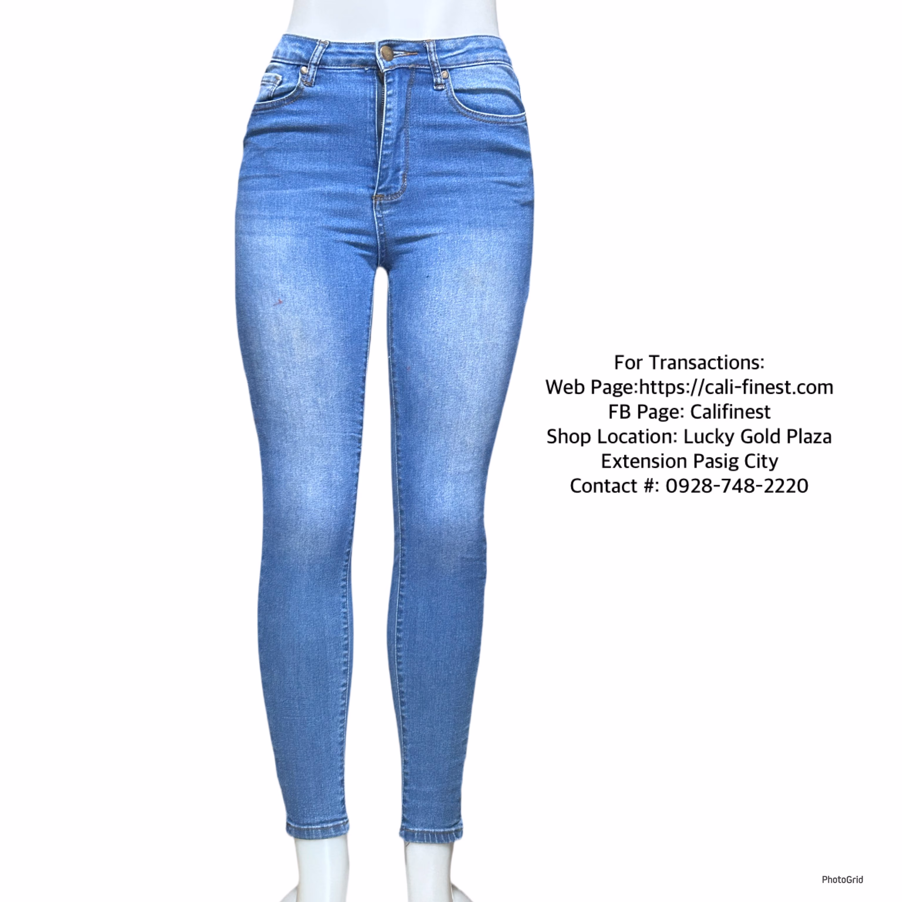 Mellow Denim Jeans Womens Size 7, Skinny stretch high rise denim Blue 