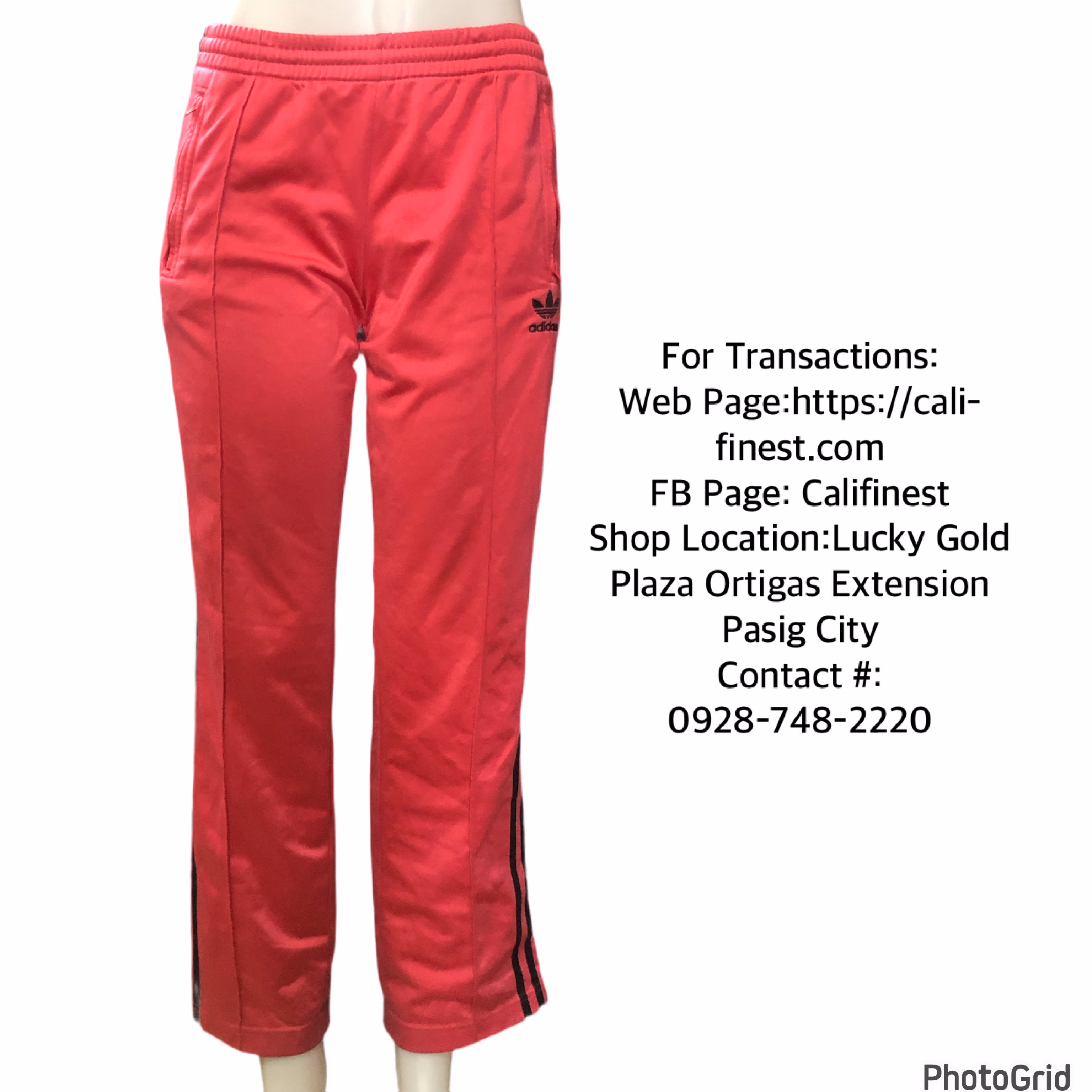 Adidas Originals Firebird Loose track pants Pink Small  B#545