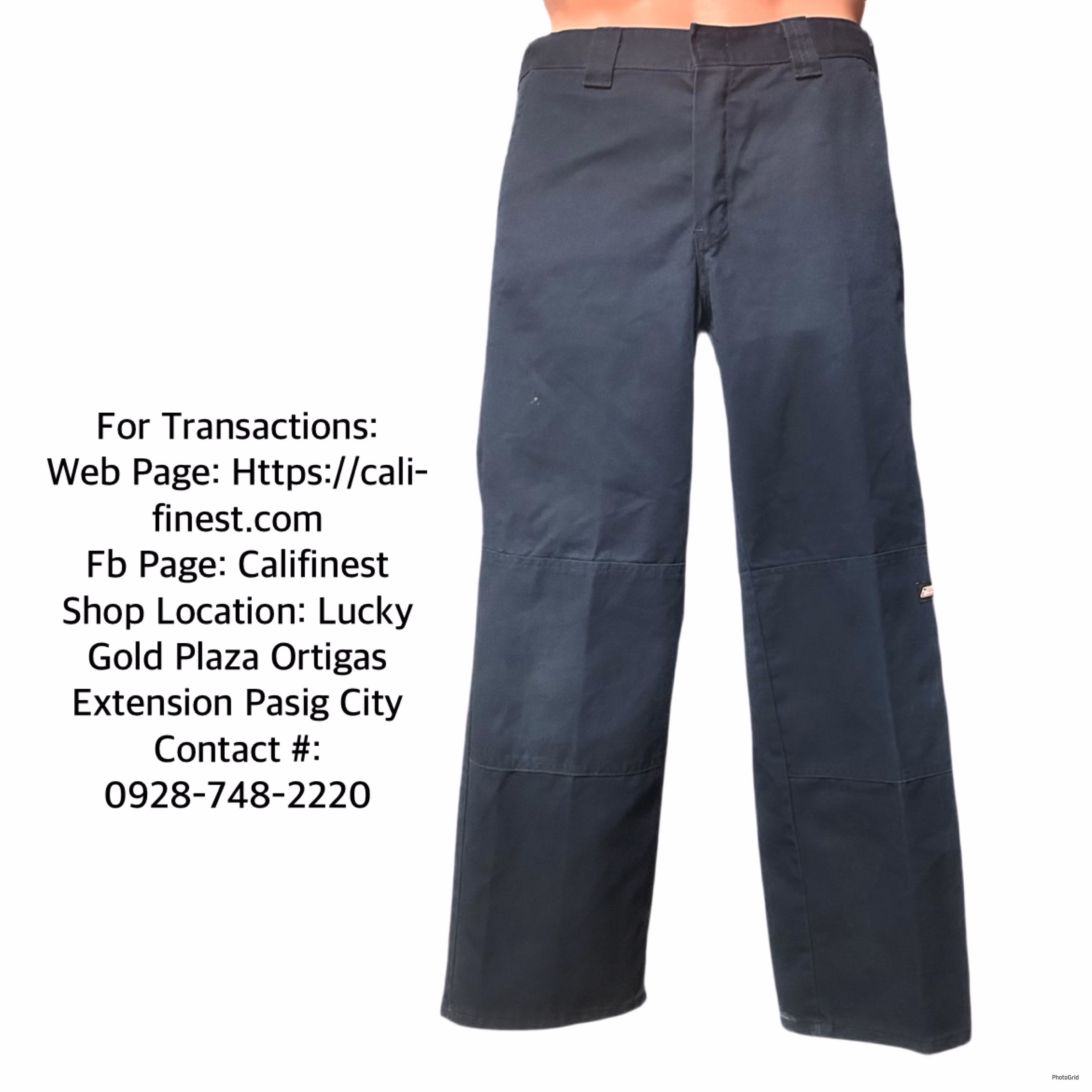 Dickies Men’s Double Knee Work Pants with Loose Fit