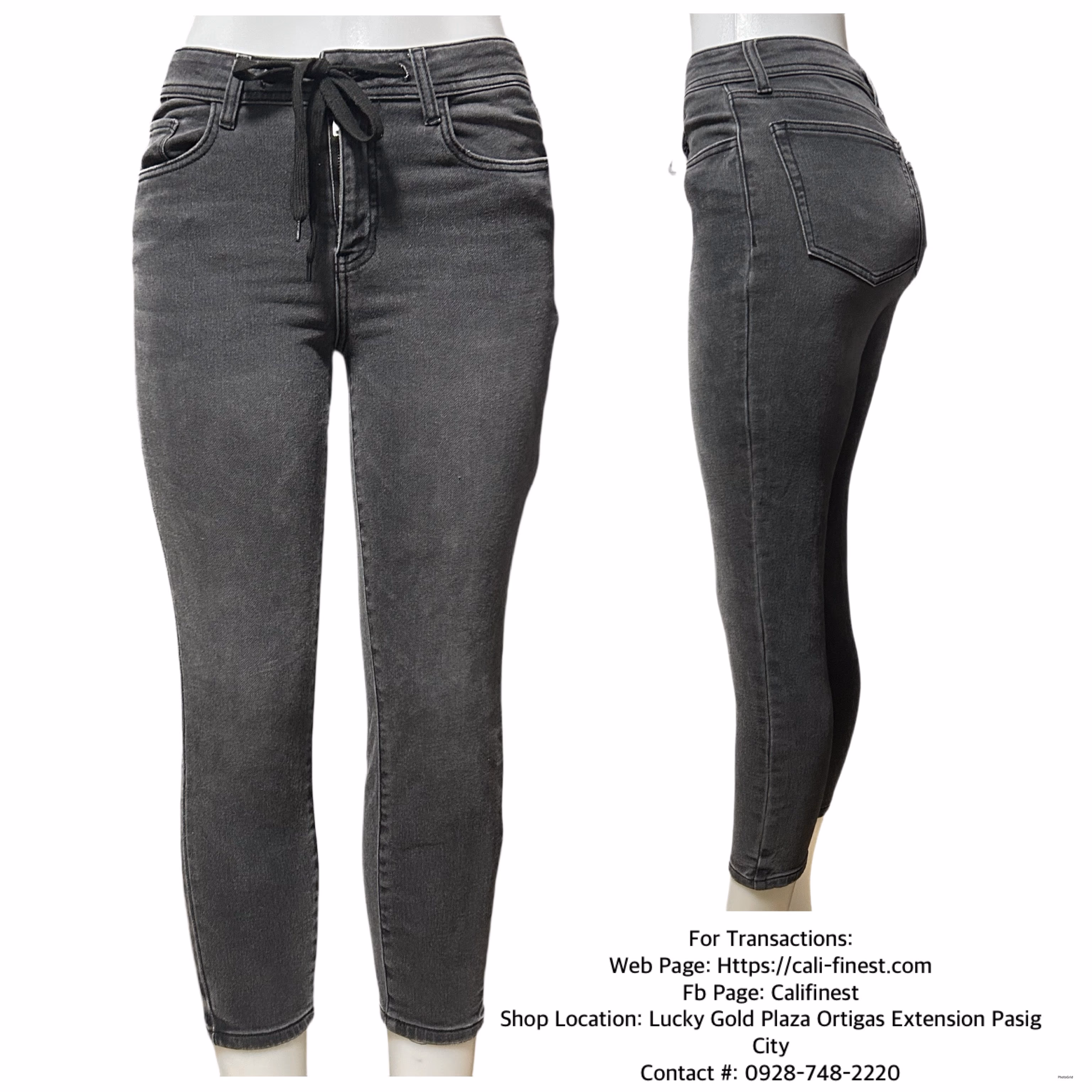 Ashley Mason Women’s Gray Skinny Jeans Size 7/28