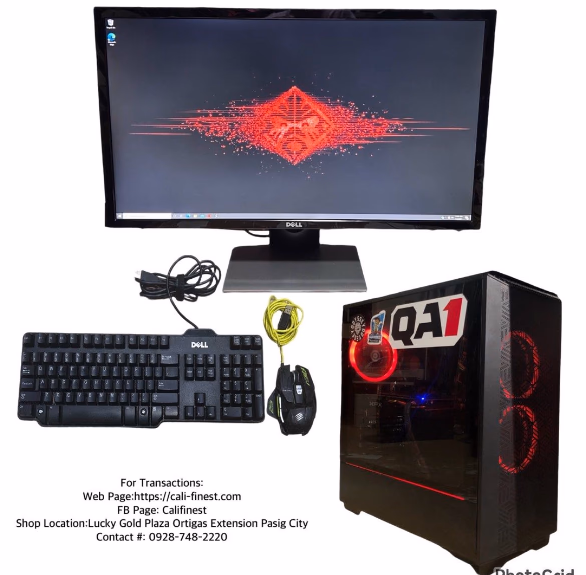 CyberPowerPc Model C Series CPU with Dell S2817Q monitor Set 