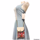 Juicy Couture Rose Print Crossbory Bag with Gold Chain Straps & Heart Lock Charm
