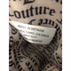 Juicy Couture Rose Print Crossbory Bag with Gold Chain Straps & Heart Lock Charm