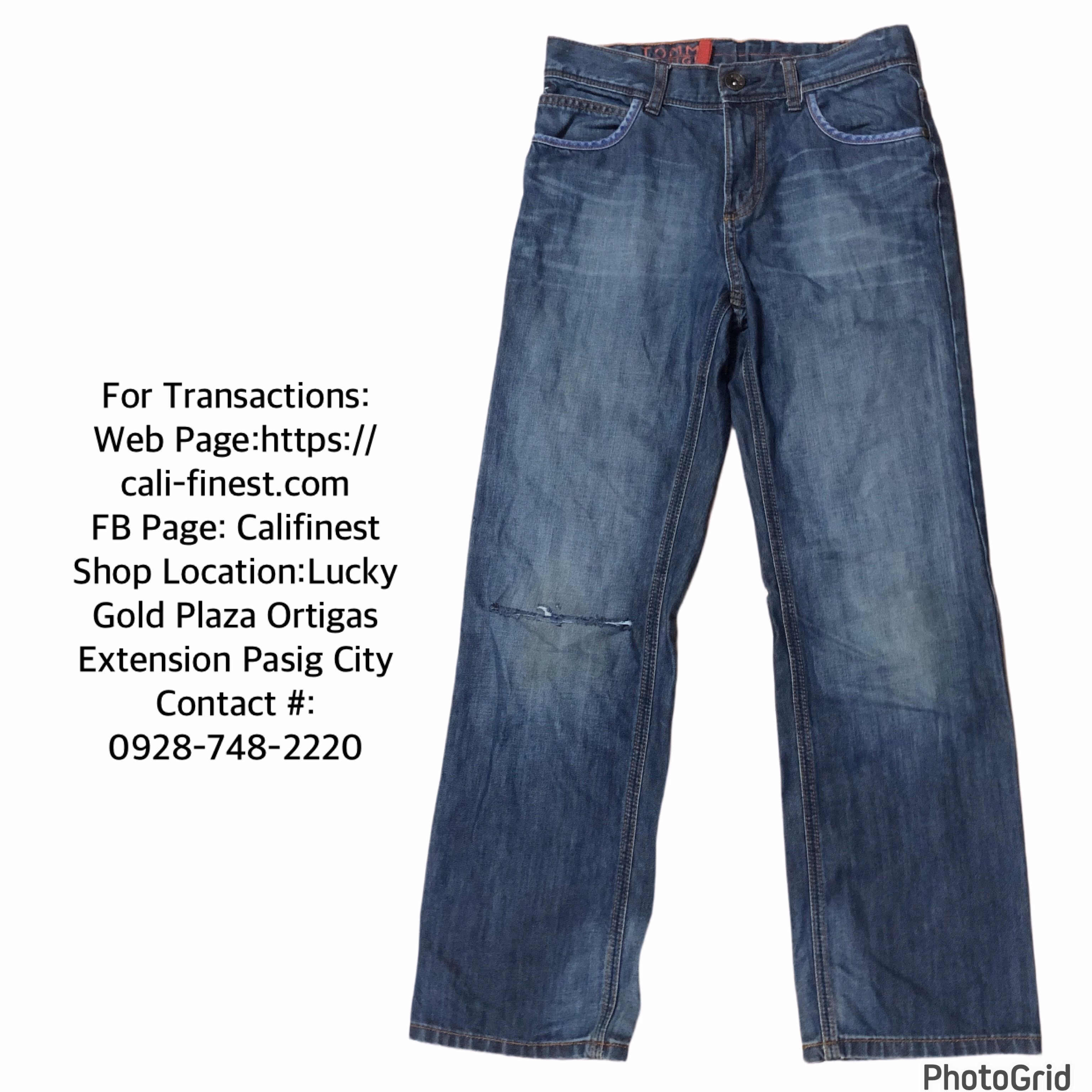 Tommy  Hilfiger Straight Denim Pants