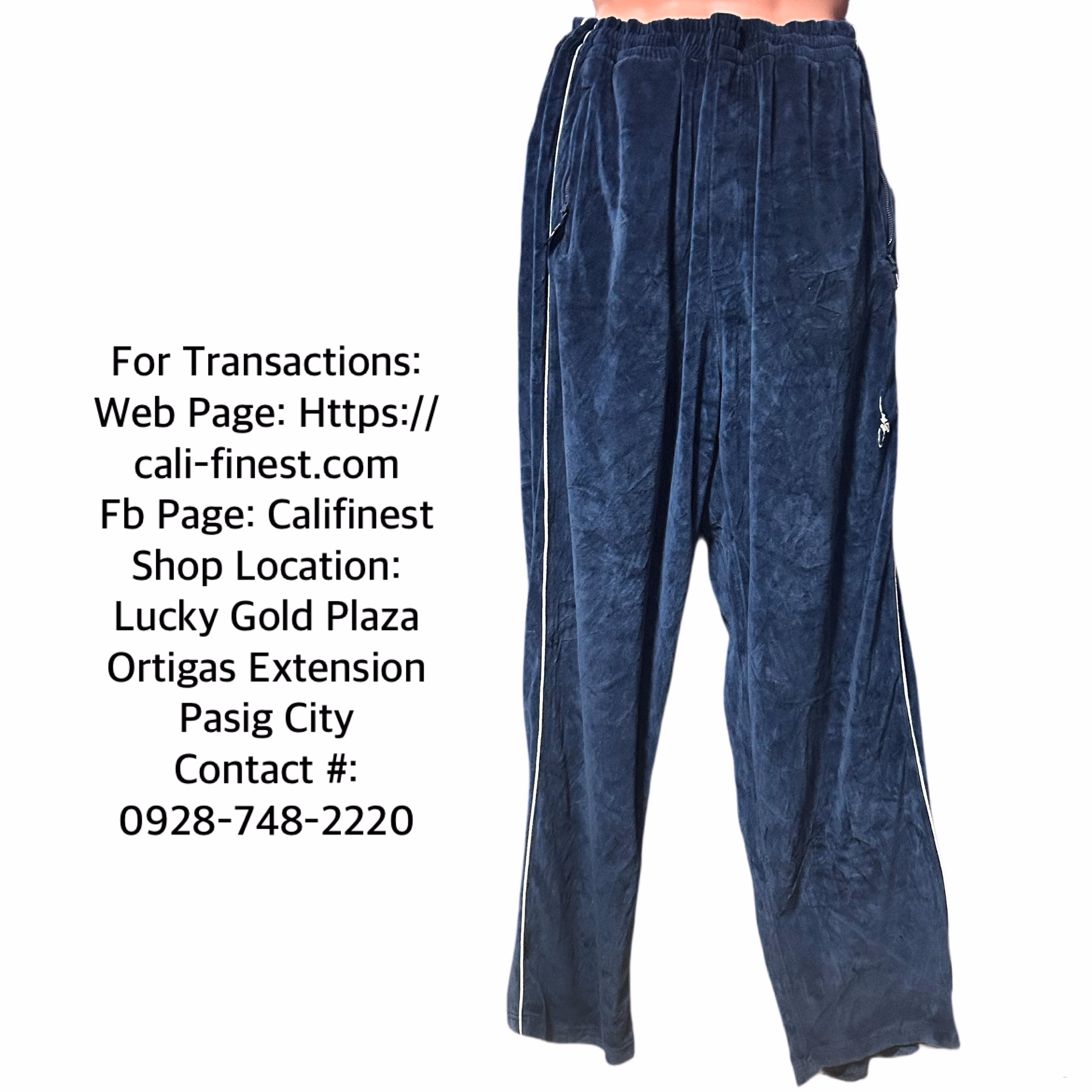 Fubu Baggy Skater Blue Suede Wide Leg Lounge Pants Size XXL