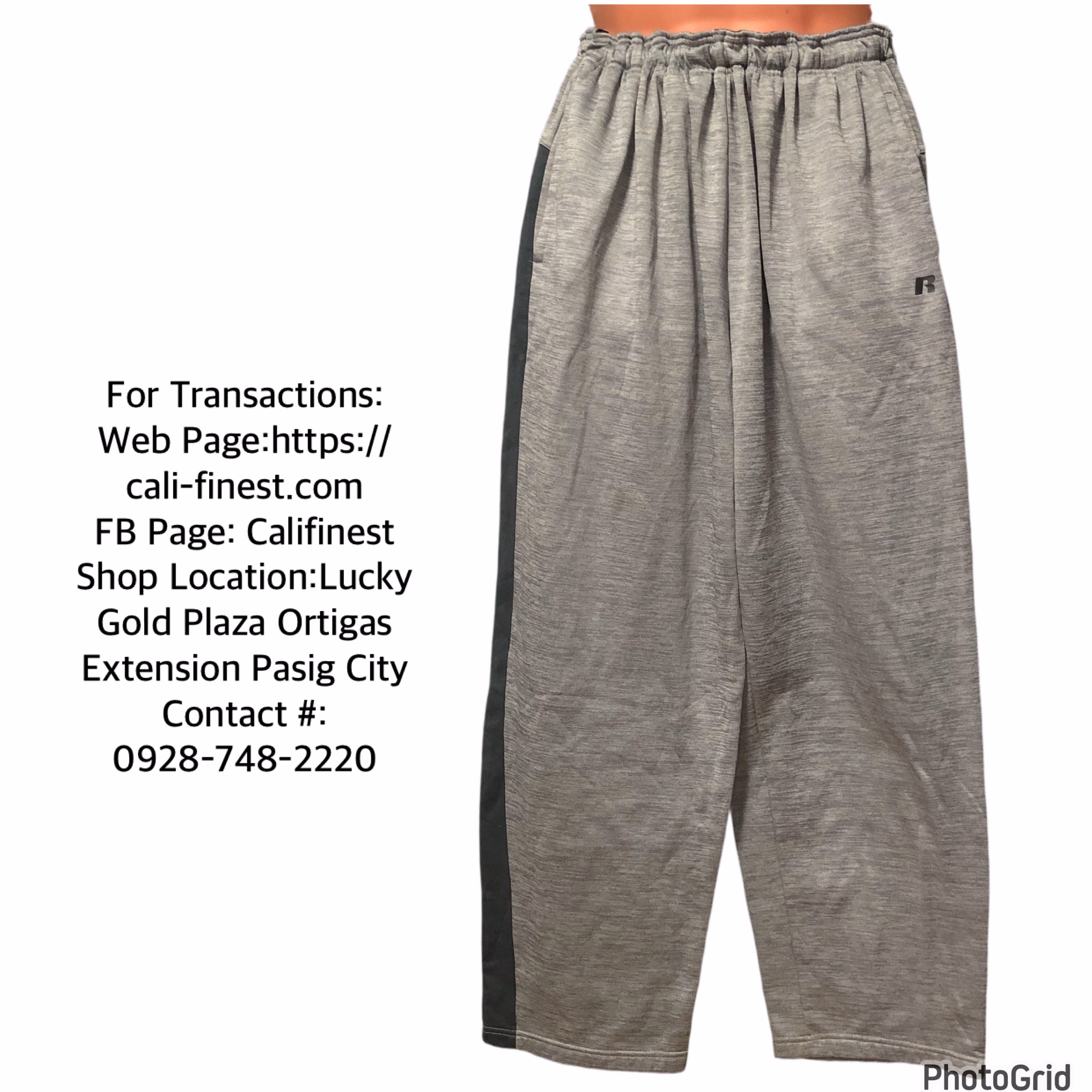 Russell Tech Fleece Athletic Men’s Gray Pants Size XL