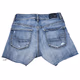 American Eagle AE Jean Shorts Blue Hi Rise Shortie Stretch Distressed
