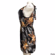 Floral Print Halter Neck Belted Romper
