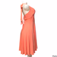 Shein Coral Halter Neck Midi Dress for Womens