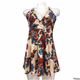 Trac Women’s Cream Floral Print Dress