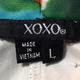 XOXO Vibrant WaterColor Dress Hourglass Sweetheart Neckline Spaghtetti 