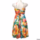 XOXO Vibrant WaterColor Dress Hourglass Sweetheart Neckline Spaghtetti 