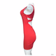 Pauln KC Red Mini Knit Tank Dress Red