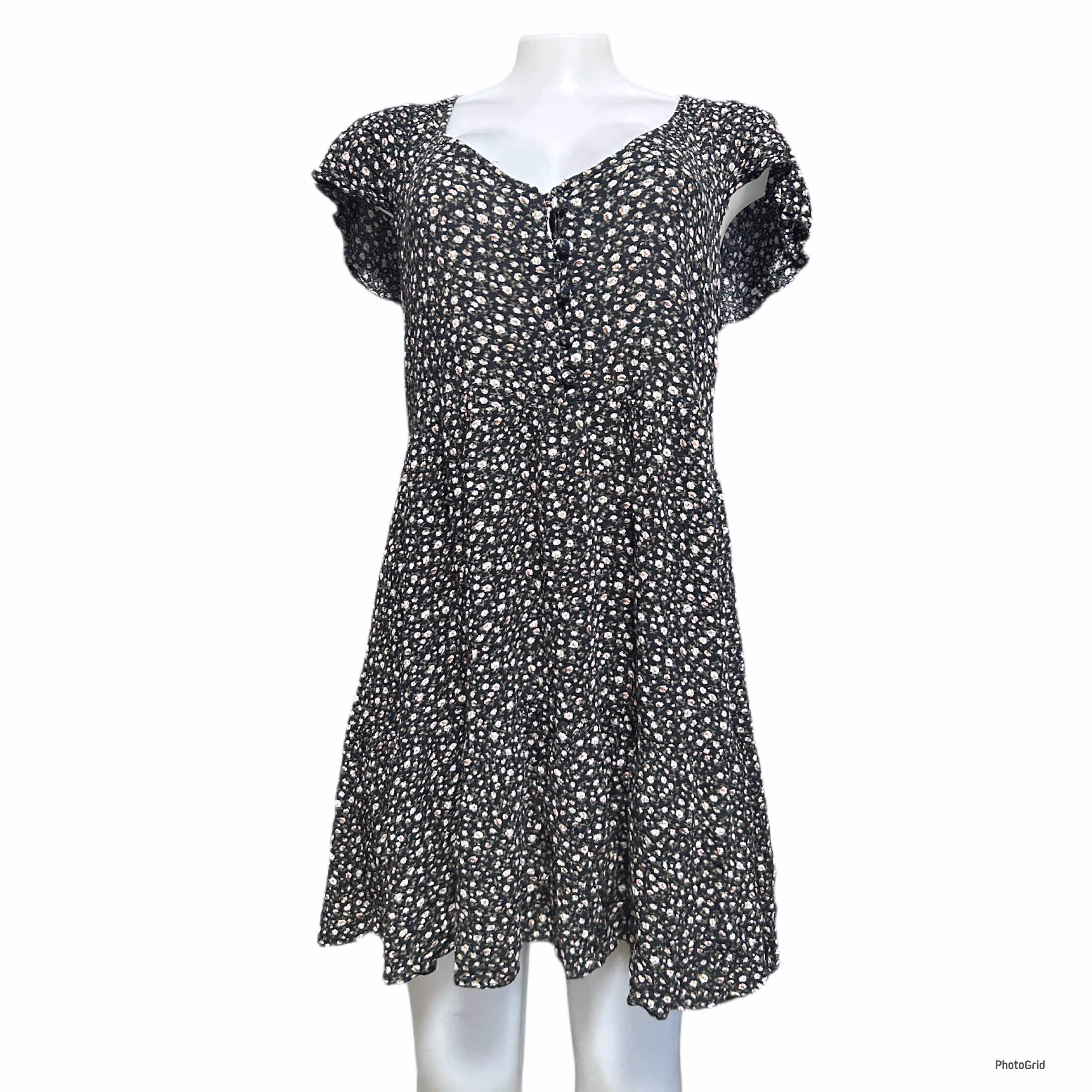 American Eagle Tiered Babydoll Dress medium 