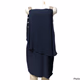MSK Womens Navy Rhinestone Knee Cocktail and Party Dress