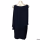 MSK Womens Navy Rhinestone Knee Cocktail and Party Dress