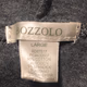 Bozzolo Gray Short Sleeve Hoodie Dress for Womens