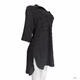 Women’s Chiffon Blouses V Neck,Black, size Medium 