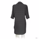 Women’s Chiffon Blouses V Neck,Black, size Medium 