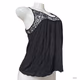 Ambiance Ladies Blouse Sleeveless, Black, size small