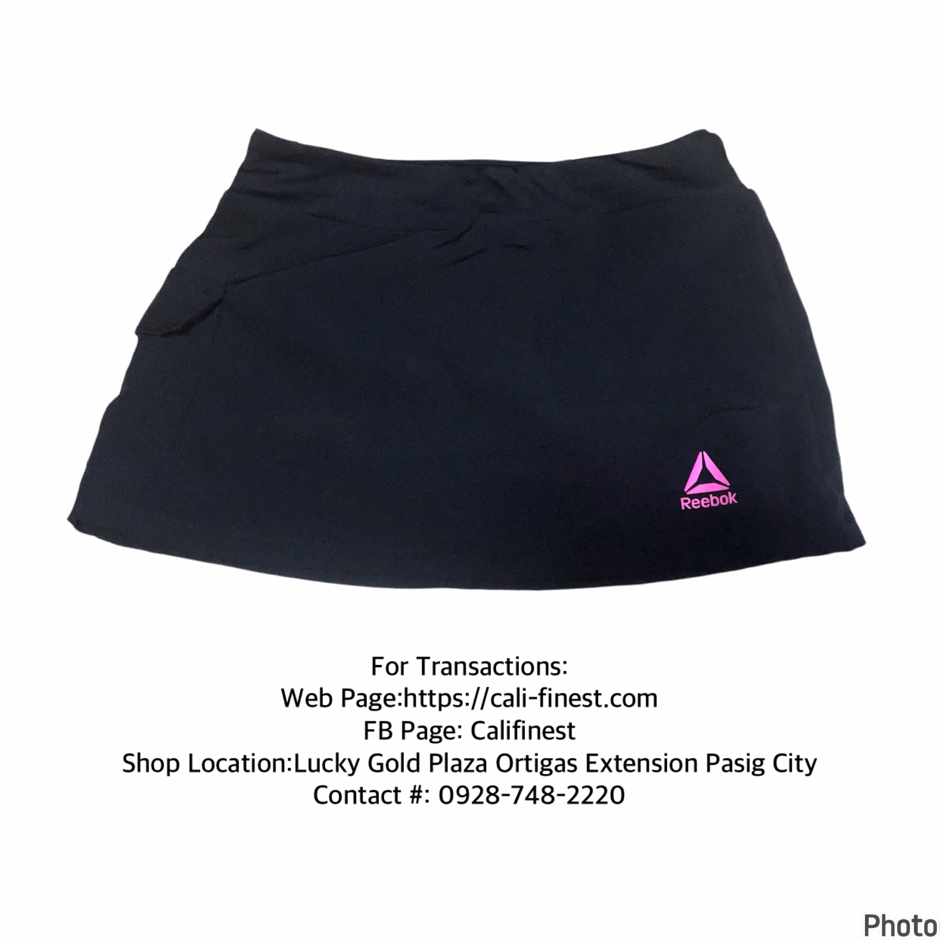 Reebok I Kids Girl Black Skort Size 3T  B#484  
