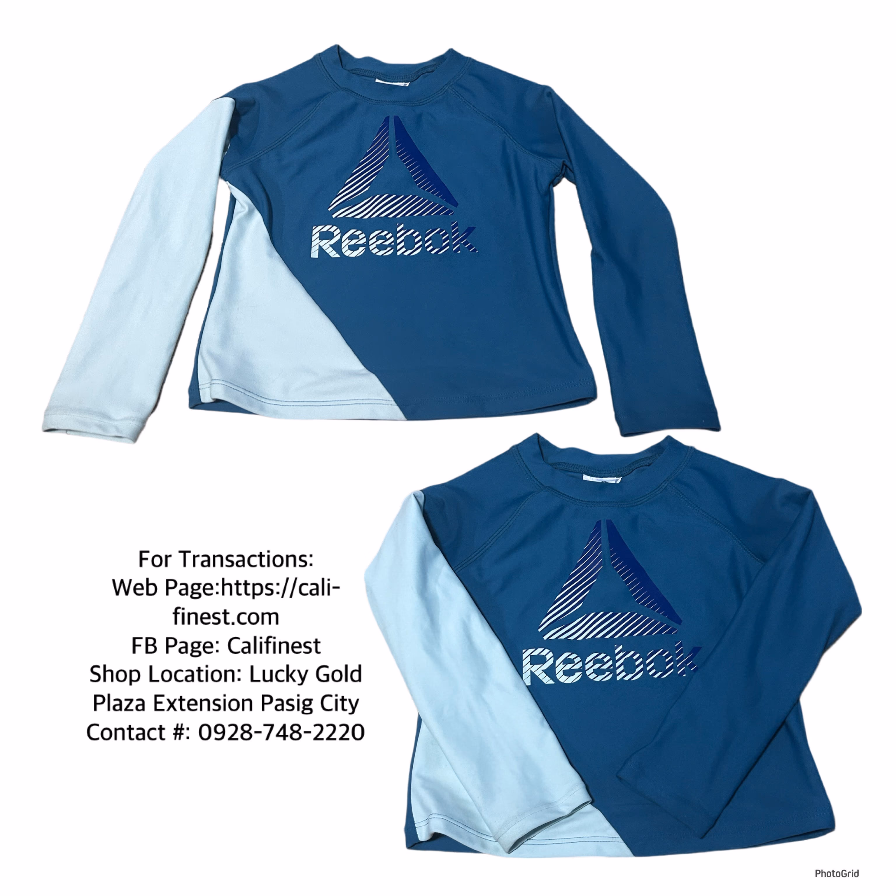 Reebok Toddler Girl long sleeve Rashguard