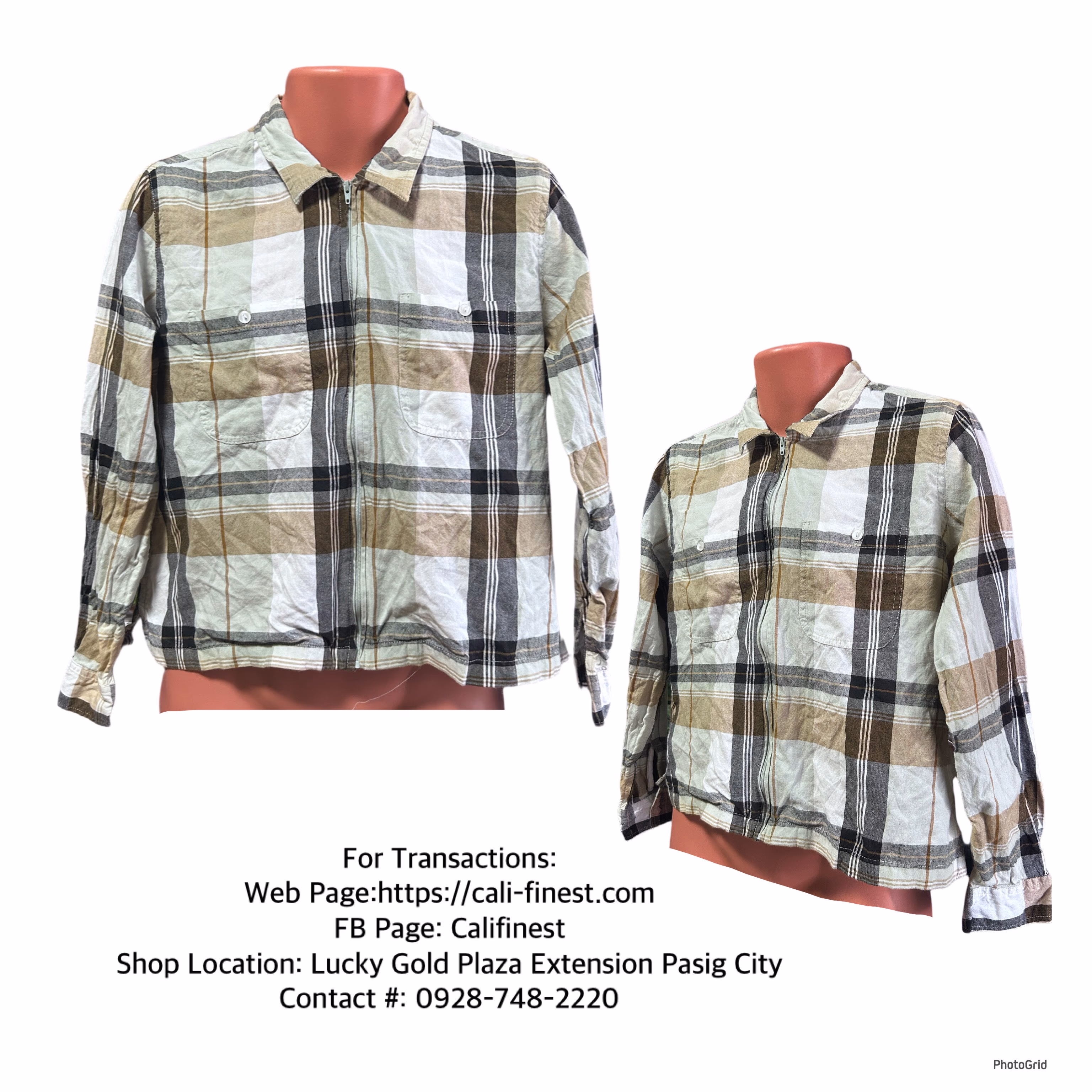 Shaver Lake Casuals Plaid long sleeve For Men size small
