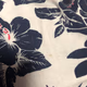 Men’s spring polo shirt Club Room size  XXL white fabrics navy blue large flowers  T#568
