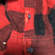 George Mens Long Sleeve Flannel Shirt Size Medium (38-40)  T# 566  