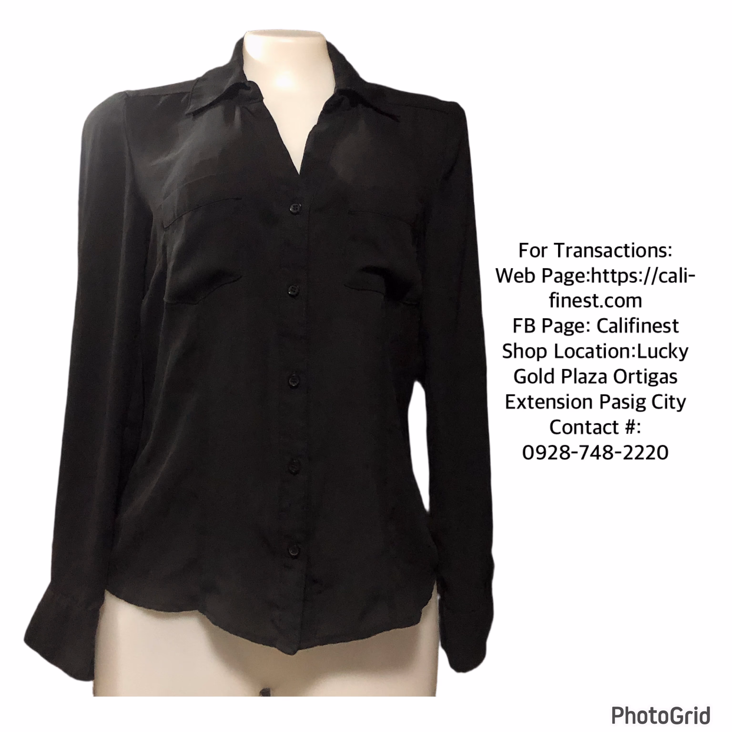 Candies Womens Blouse Long Sleeve Medium   T#565 