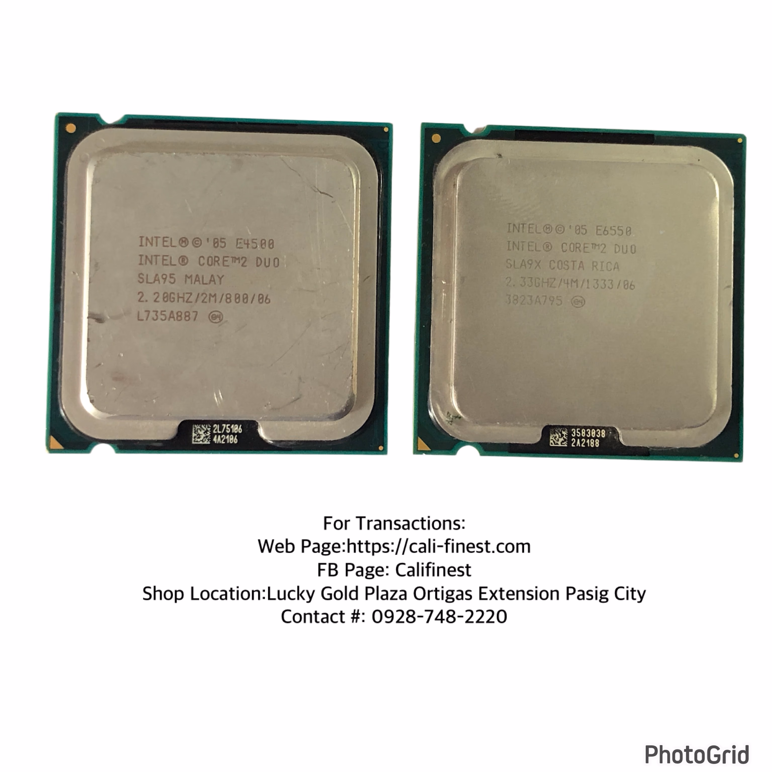 Intel Core 2 Duo Processor  
