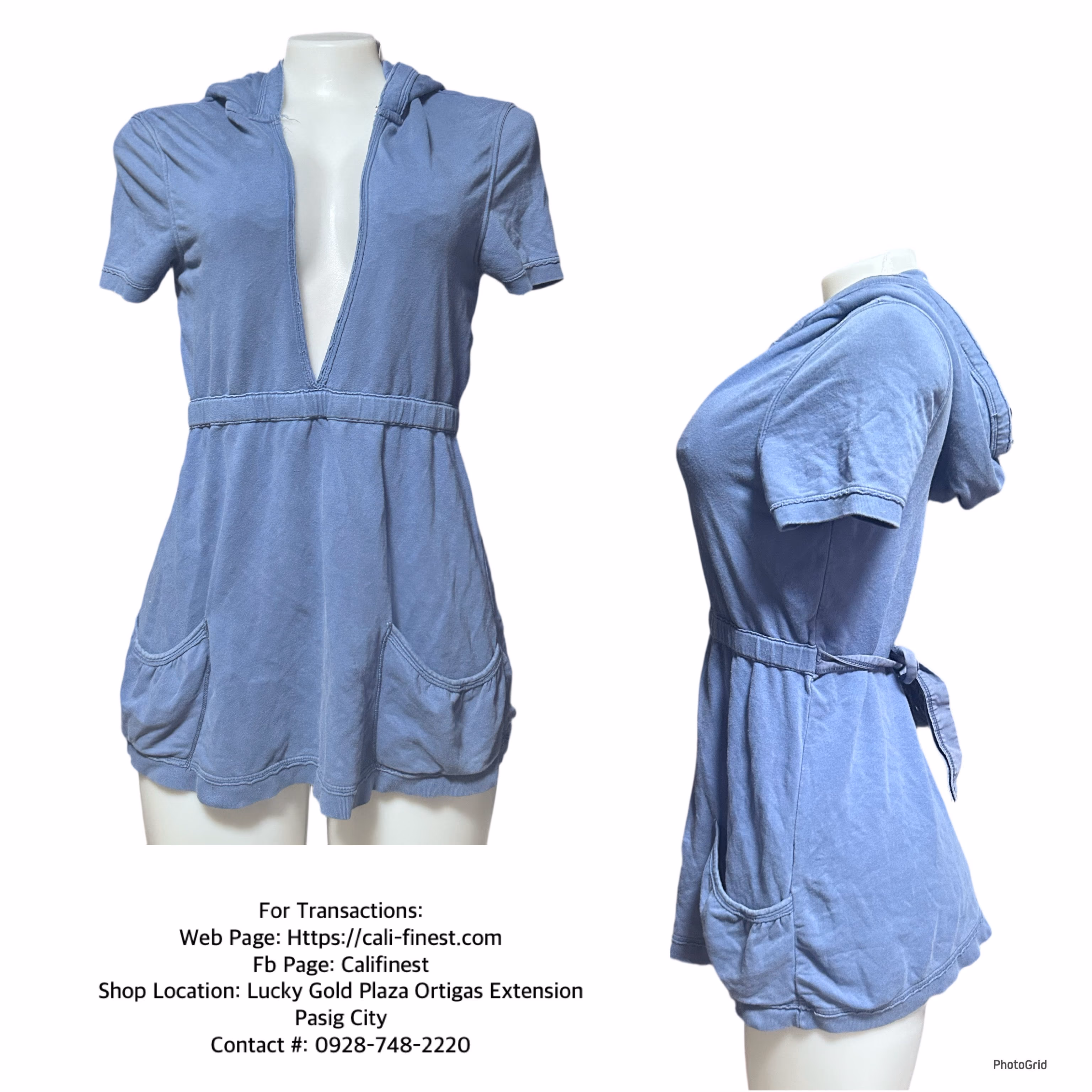 Hollister Women’s Short Sleeve Hoodie Shirt