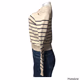 SHEIN Women’s Cream and Black Crew Neck Sweater Medium 