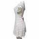 Elan 1980’s Ladies White Cotton Crocheted Dress