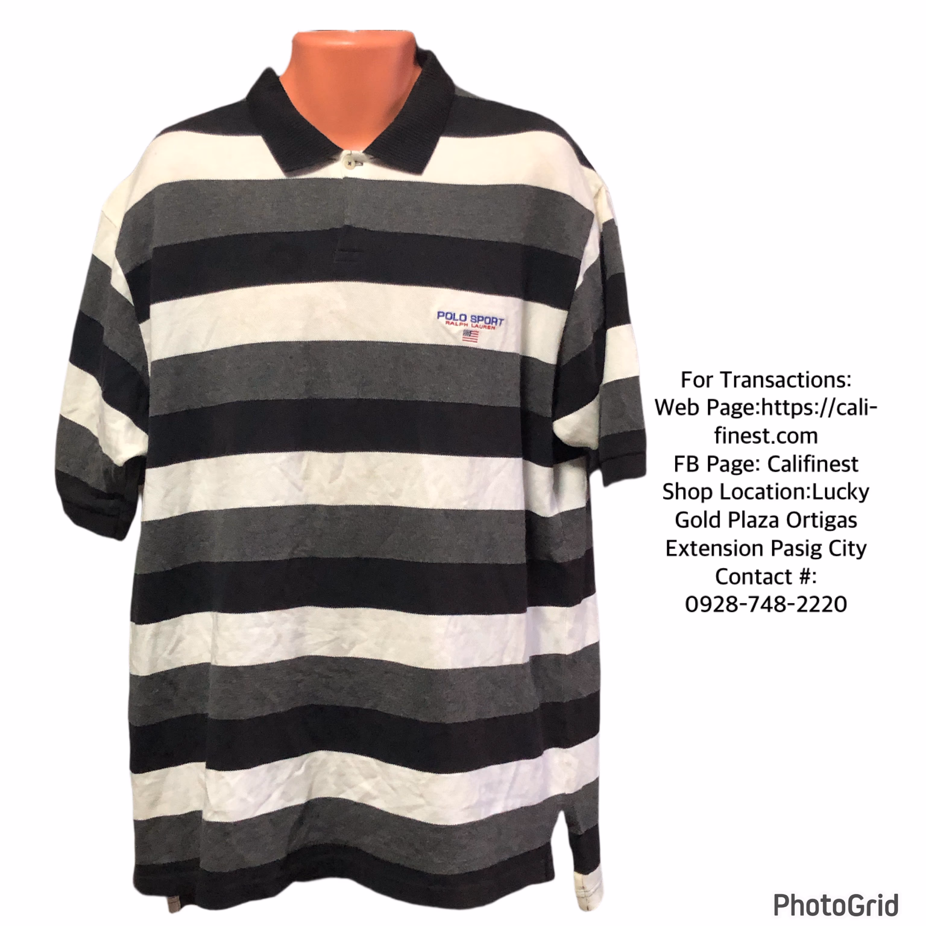 Polo Sport Ralph Lauren For Men Stripped XL  T#558  