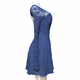Balera Dance Costume Blue Lace Pleated Skirt Lyrical Dress