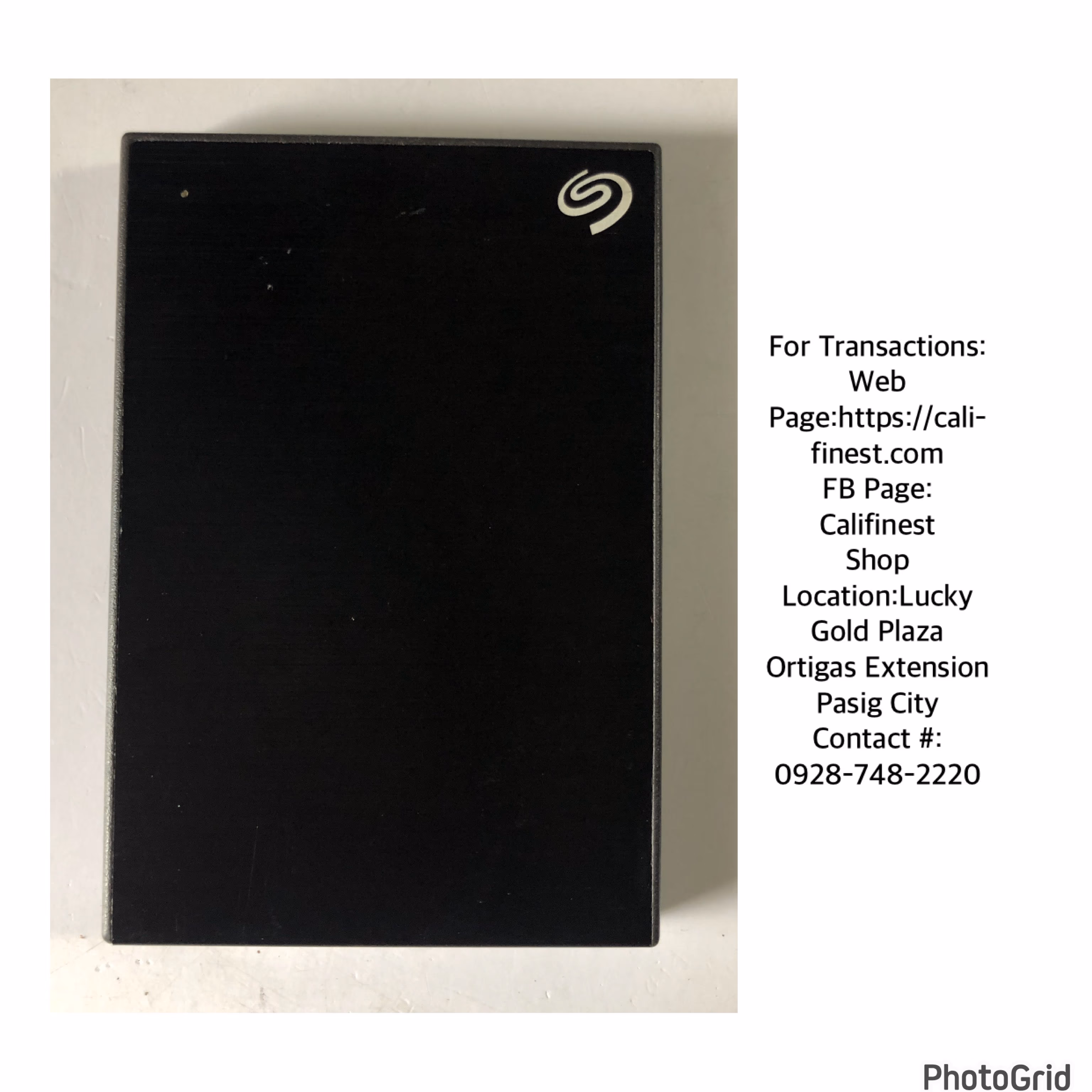 Seagate SRDOVN2 Back up Plus Slim 1TB External Drives Portable HDD  EL#410 