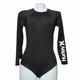 Hurley One and Only Suft Suit Swimsuit Long Sleeve for Womens Size Medium