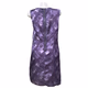 Simply Vera Vera Wang Purple Watercolor Shift Back Zip A-Line Dress