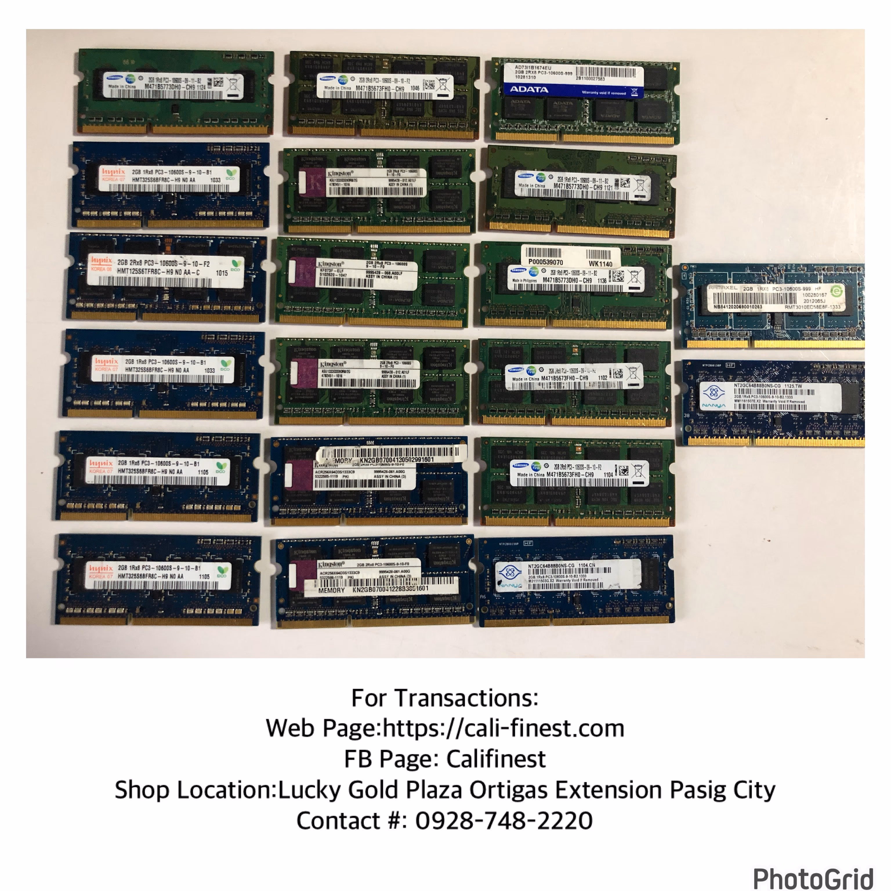2gb DDR3 10600S RAM Laptop  EL#425  